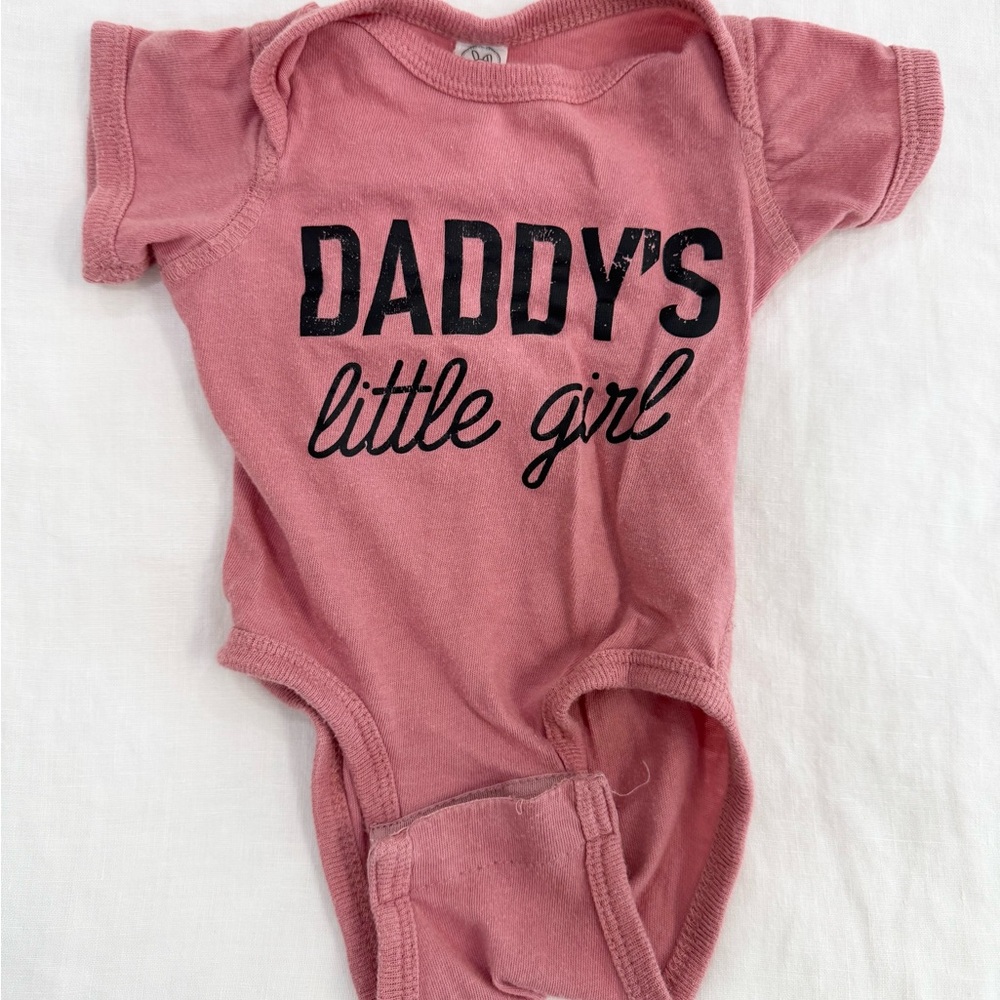 Rabbit Skins Pink Bodysuit - Daddy's Little Girl